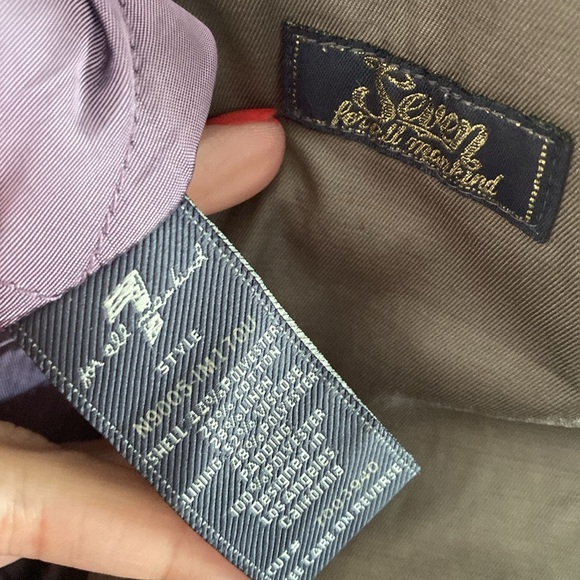 7 FOR ALL MANKIND flare pants suit trench coat jacket blazer rare SMALL 30 - Picture 3 of 8